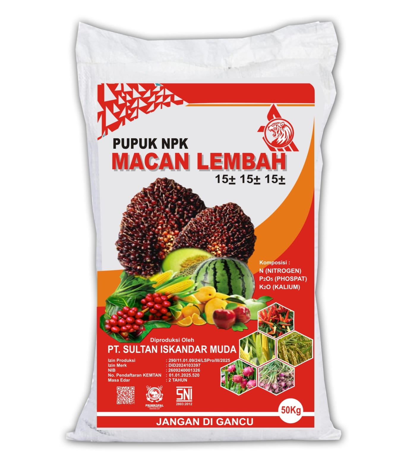 Karung Pupuk NPK Macan Lembah