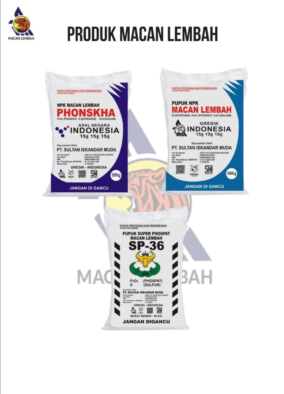 Rangkaian Produk Pupuk Macan Lembah