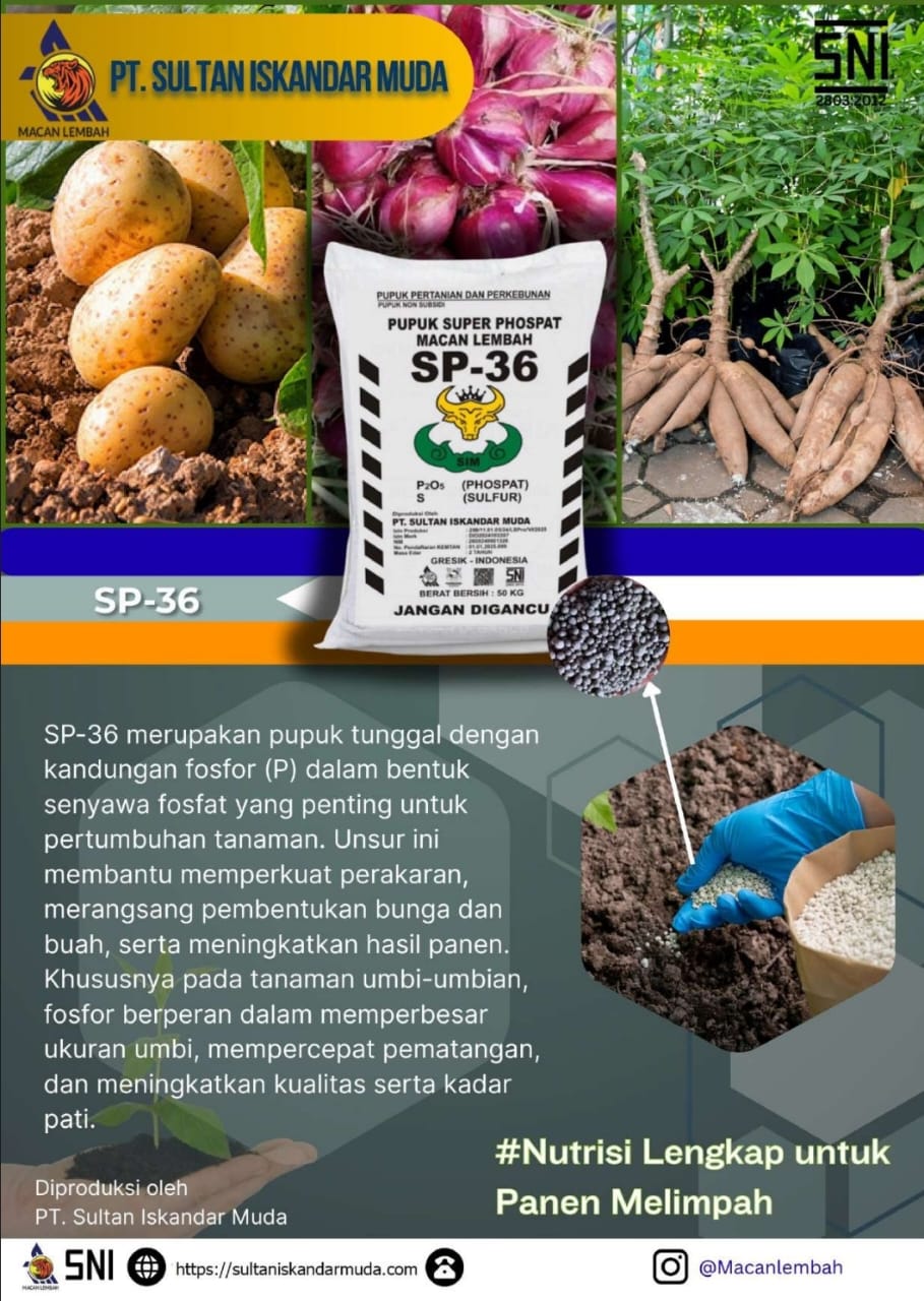 Brosur Pupuk SP-36 Macan Lembah